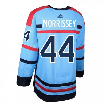 Winnipeg Jets Hockeydrakt Josh Morrissey Anniversary 2023-24 Blå Adidas Authentic - Herre